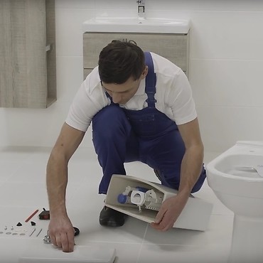 How to install a wc compact set?