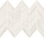 MARKURIA WHITE CHEVRON MOSAIC MATT 29,8X25,5