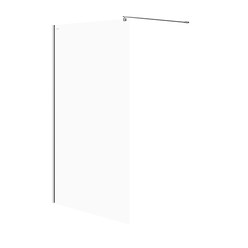 MILLE WALK-IN shower enclosure, chrome 120 x 200