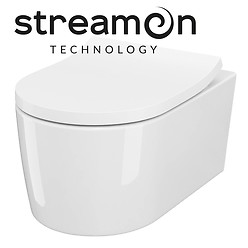 SET B252 INVERTO StreamOn wall hung bowl with duroplast toilet seat