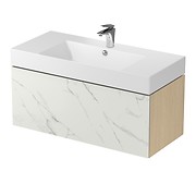 INVERTO by Cersanit Calacatta washbasin cabinet 100