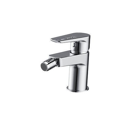 MILLE deck-mounted bidet faucet chrome with metal pop-up plug