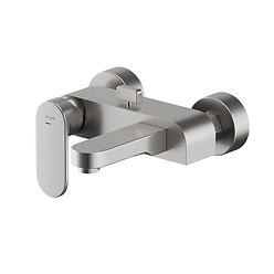 CREA wall mounted bath-shower faucet nickel