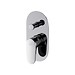 INVERTO concealed bath-shower faucet chrome with box, 2 DESIGN IN 1 handles: ...
