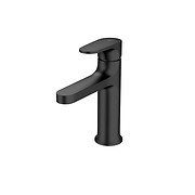 INVERTO by Cersanit deck-mounted washbasin faucet black, 2 DESIGN IN 1 handles: ...