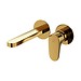 INVERTO concealed washbasin faucet gold with box, 2 DESIGN IN 1 handles: gold