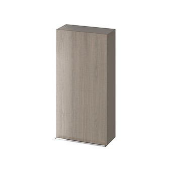 VIRGO 40 wall hung cabinet grey with chrome handle