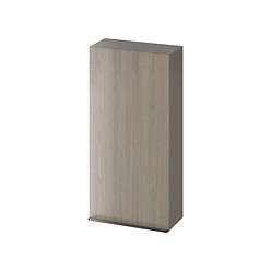 VIRGO 40 wall hung cabinet grey with black handle
