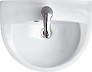 PRESIDENT 45 washbasin with hole for mixer