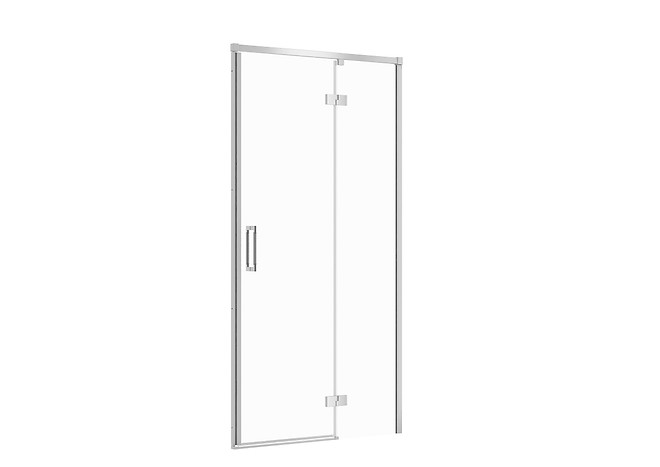 Shower Enclosure Door With Hinges Larga Chrome 100x195, Right