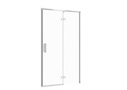 Shower Enclosure Door With Hinges Larga Chrome 120x195, Right
