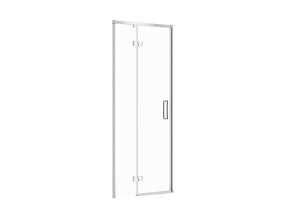 Shower Enclosure Door With Hinges Larga Chrome 80x195, Left