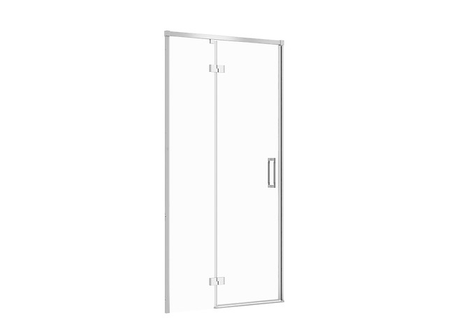 Shower Enclosure Door With Hinges Larga Chrome 100x195, Left