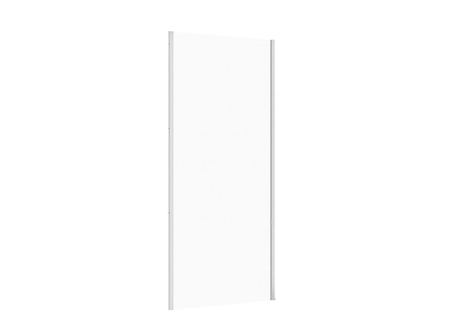 Shower Enclosure Wall LARGA Chrome 90x195 Transparent Glass
