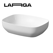 Countertop Washbasin LARGA Rectangular (50x38) - White Matt