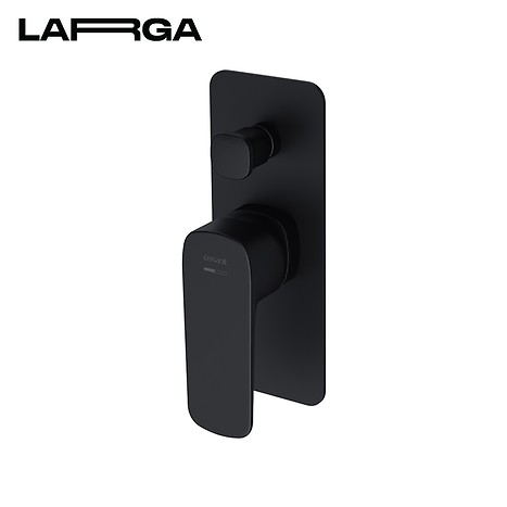 LARGA concealed bathshower faucet black with box