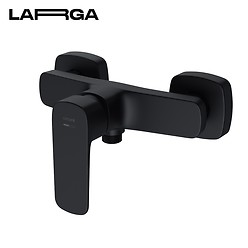 LARGA wall mounted shower faucet black