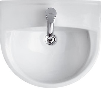 PRESIDENT 55 washbasin with hole for mixer