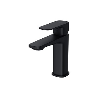 LARGA deck-mounted washbasin faucet black