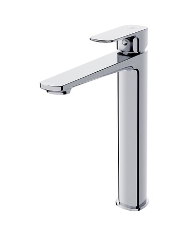 LARGA deck-mounted high washbasin chrome