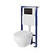 SET B626 TECH LINE OPTI, MODUO wall hung bowl CleanOn, duroplast toilet seat, ...