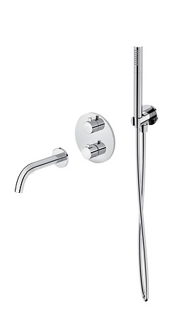 INVERTO by Cersanit OVAL washbasin siphon chrome (S951-712), where to buy -  Cersanit