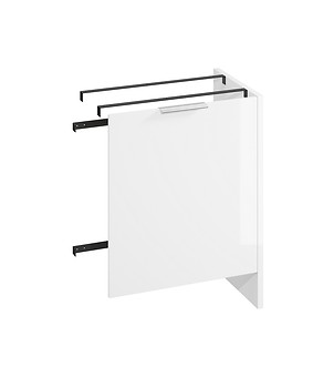 CITY by Cersanit 65 cabinet for washing machine with door white DSM