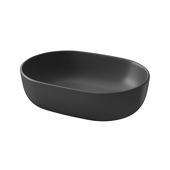 MODUO 50 countertop washbasin, oval anthracite matt
