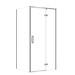 SET C108: Shower enclosure rectangular LARGA hinge 100X90X195 right chrome ...
