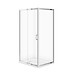 SET C183: Shower enclosure rectangular ARTECO sliding 100X80X190 chrome ...
