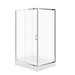 SET C180: Shower enclosure rectangular ARTECO sliding 120X90X190 chrome ...