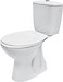 PRESIDENT 020 WC compact set with PRESIDENT polypropylene, antibacterial toilet seat