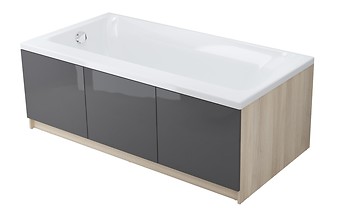 SMART 160x80 bathtub asymmetric right side