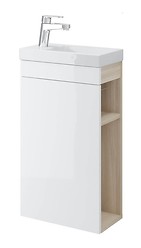 SMART cabinet for COMO 40 washbasin white front