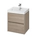 CREA 50 washbasin cabinet oak