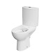 PARVA 010 WC compact set New Clean On with PARVA duroplast, antibacterial, soft ...