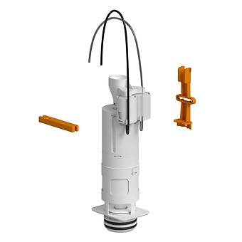 Pneumatic flushing valve for SYSTEM AQUA 5/7/9