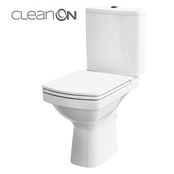 Set 599 WC compact EASY NEW CleanOn 010, capac, duroplast, antibacterian, ...