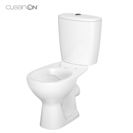 Set 613 WC compact ARTECO NEW CleanOn 010, 3/5L, capac WC duroplast cu inchidere ...