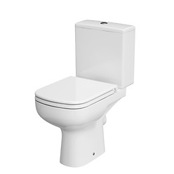 Set 574 WC compact COLOUR NEW CleanOn 010 3/5 capac duroplast, inchidere lenta, ...