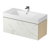 Dulap pentru lavoar INVERTO CALACATTA 100