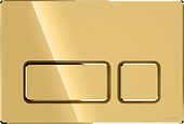 Кнопка змиву механічна BLOCK глянцеве золото