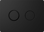 Кнопка змиву пневматична ACCENTO CIRCLE чорна матова