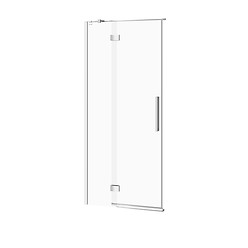 Двері душової кабіни CREA 90х200 розпашні лівосторонні, прозоре скло