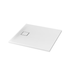 СЕТ B187 душовий піддон квадратний TAKO SLIM 90х4 білий глянцевий + сифон