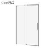 Двері душової кабіни CREA 120х200 розсувні, прозоре скло