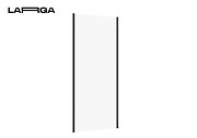 Стінка до розпашних дверей LARGA 90х195, профіль чорний