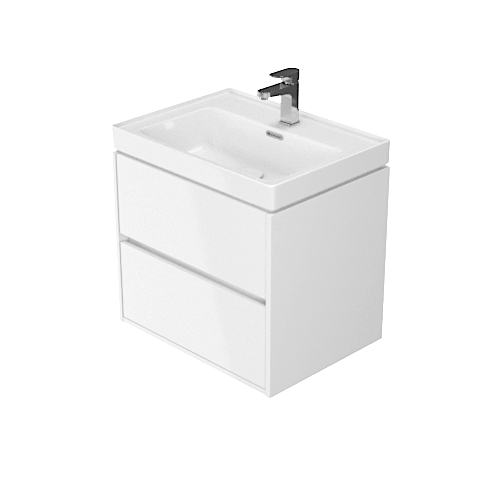 CREA 60 washbasin cabinet white
