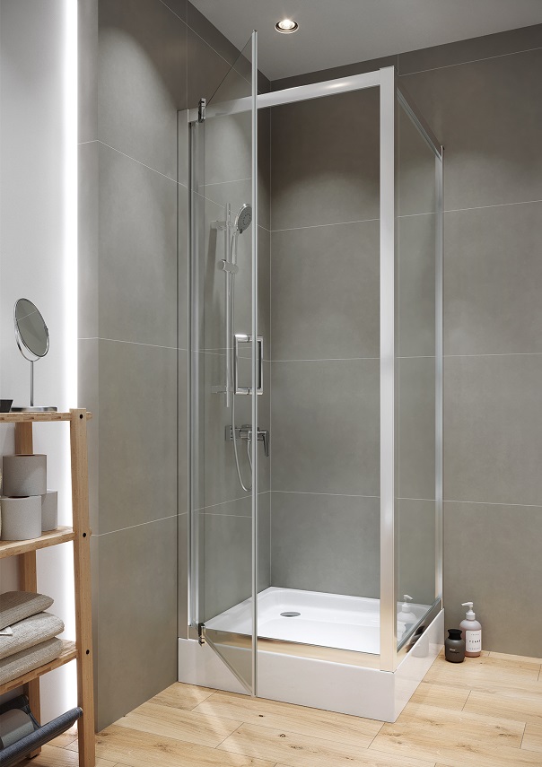 ARTECO shower enclosure with hinged doors