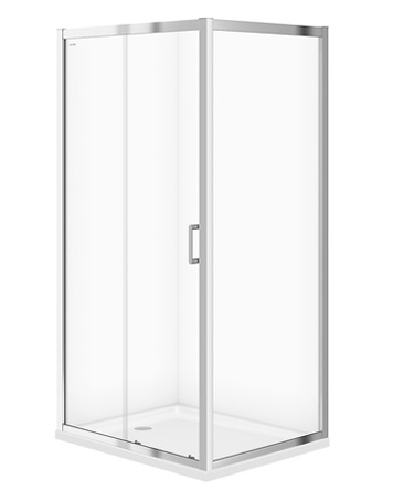 ARTECO sliding shower enclosure 100 x 80 x 190